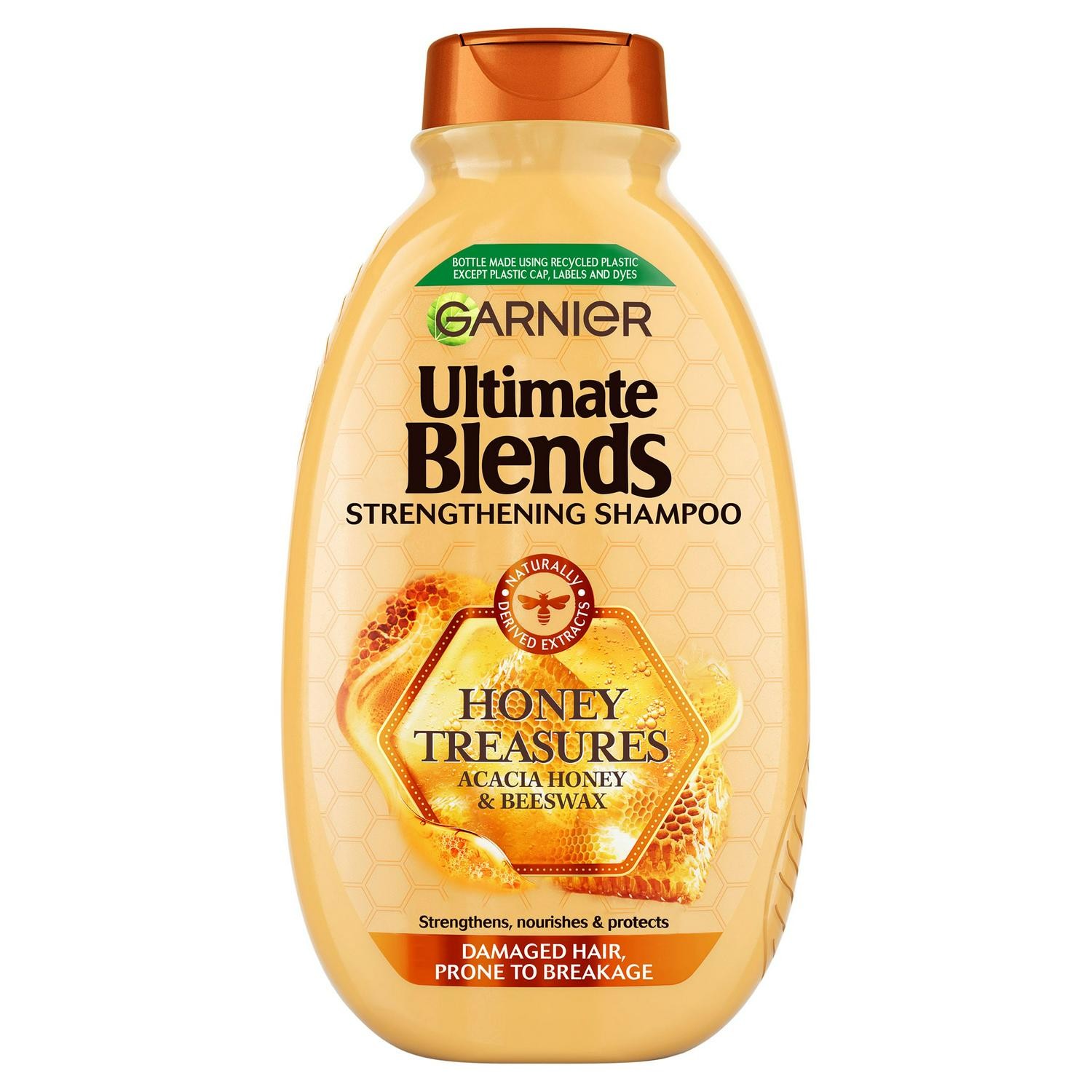 Garnier Ultimate Blends Honey Treasures Strengthening Shampoo for Damaged Hair400ml