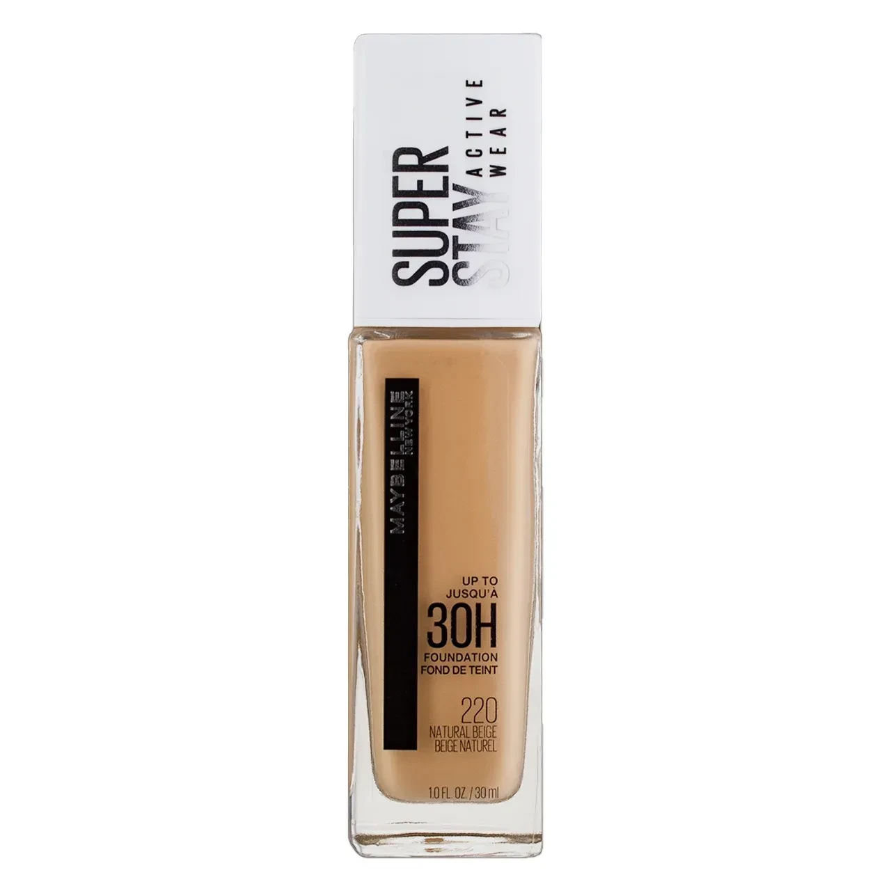 Maybelline – Super Stay 30H Full Coverage Liquid Foundation – 220 Natural Beige