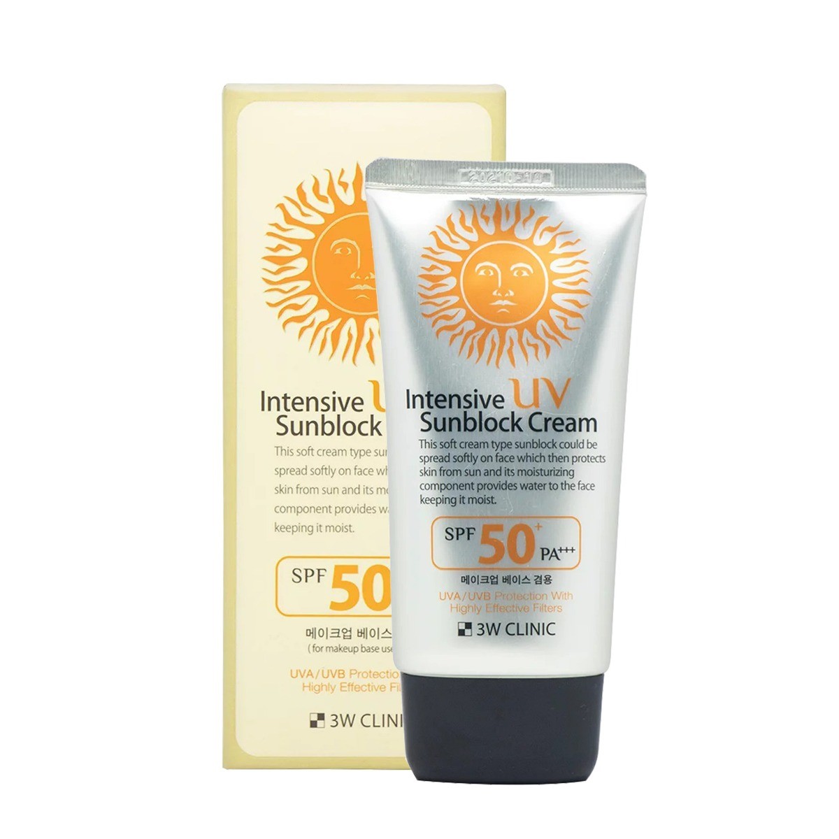 3W Clinic Intensive UV Sunblock Cream SPF50+ Pa+++ - 70ml
