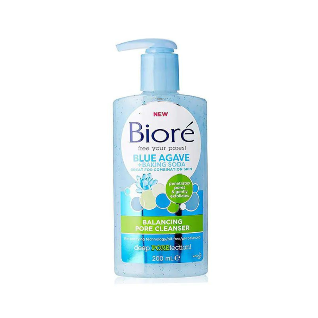 Biore Blue Agave Balancing Pore Cleanser 200ml