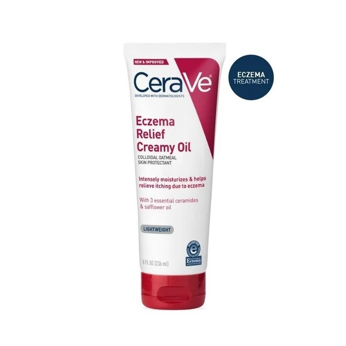 CeraVe Soothing Eczema Creamy Oil, Moisturizer for Dry and Itchy Skin - 236ml