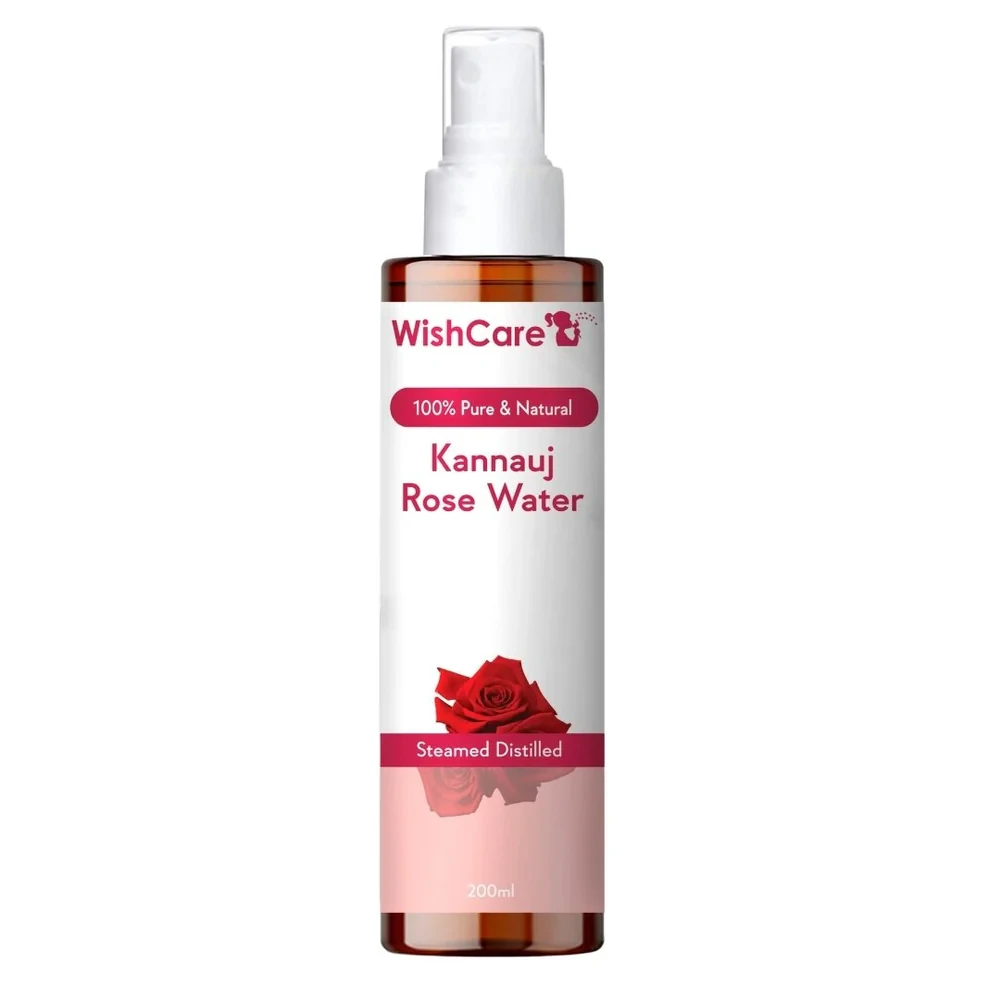 WishCare Pure & Natural Kannauj Rose Water 200ml