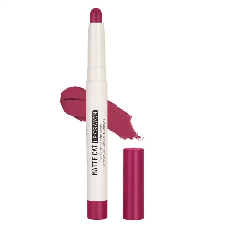 Swiss Beauty Matte Cat Lip Crayon – 11 Wild Rose