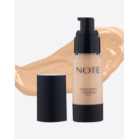 NOTE DETOX AND PROTECT FOUNDATION 02 NATURAL BEIGE 35ml