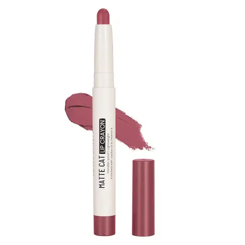 Swiss Beauty Matte Cat Lip Crayon – 09 Wild Pink