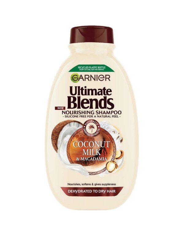 Garnier Ultimate Blends Coconut Milk & Macadamia Smoothing and Nourishing Conditioner for curly hair 400ml