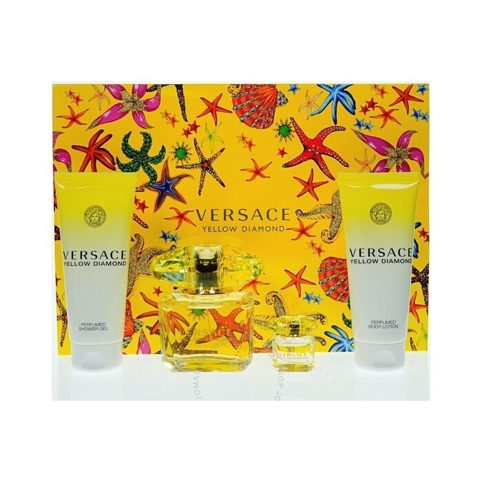 VERSACE Ladies Yellow Diamond Gift Set Fragrances