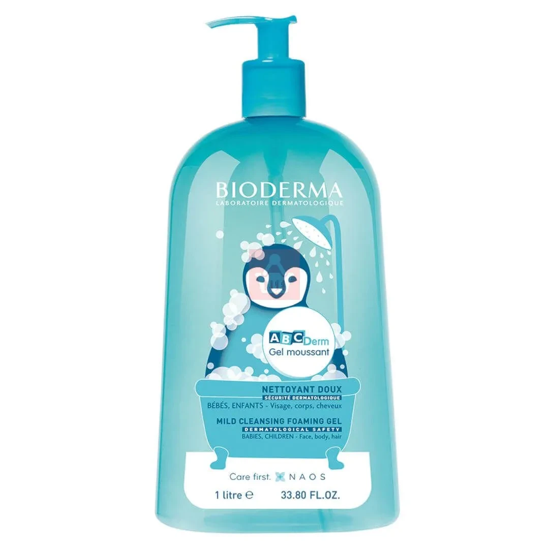 Bioderma ABC Derm Mild Cleansing Foaming Gel 1L