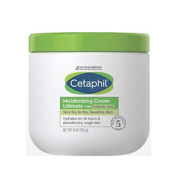 Cetaphil Moisturizing Cream Ultimate With Prebiotic Aloe 453g