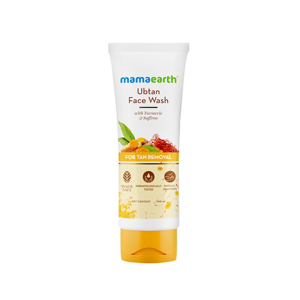 Mamaearth Ubtan Face Wash for Tan Removal - 100ml