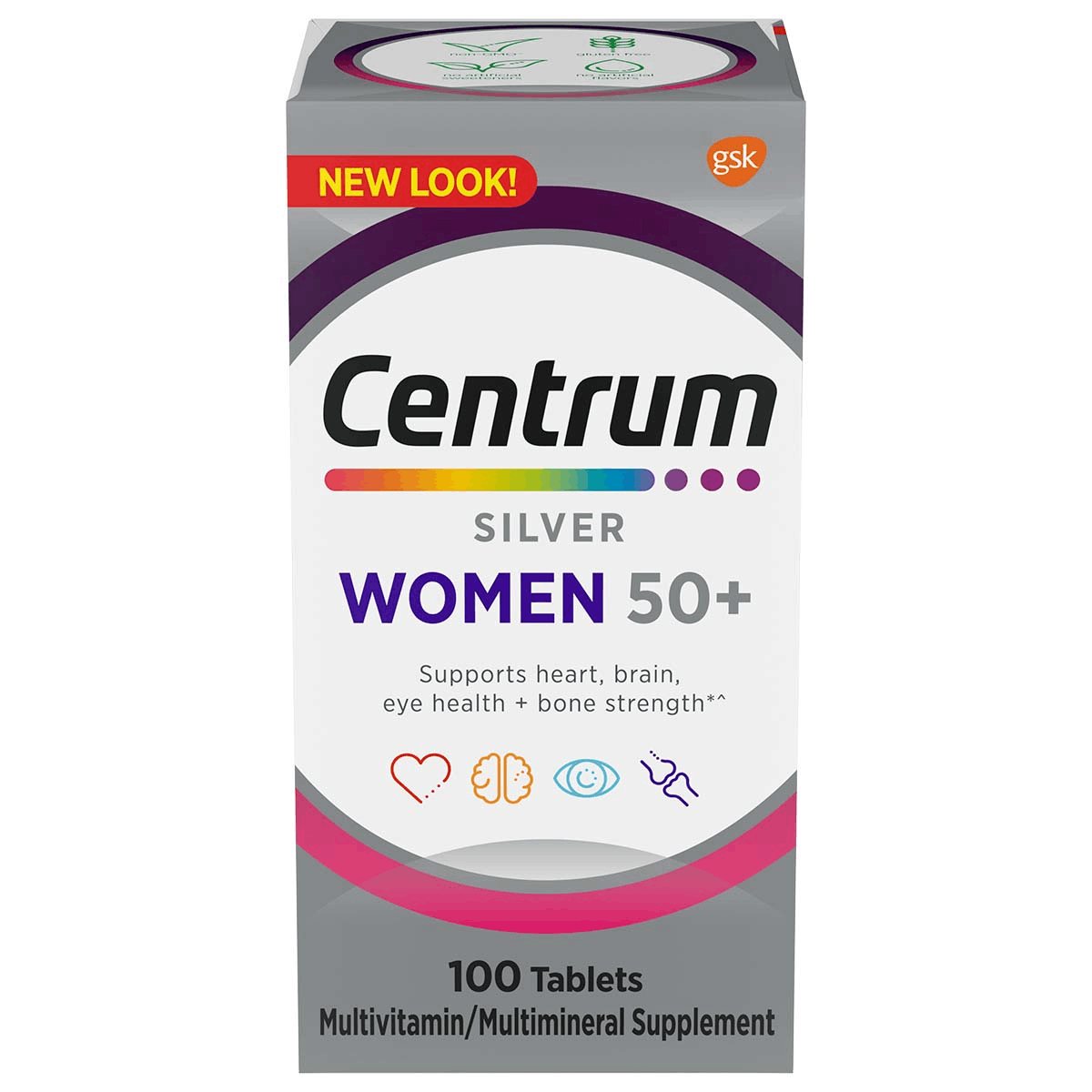 Centrum Silver Women 50+ Multivitamin – 100 Tablets | Daily Health Support