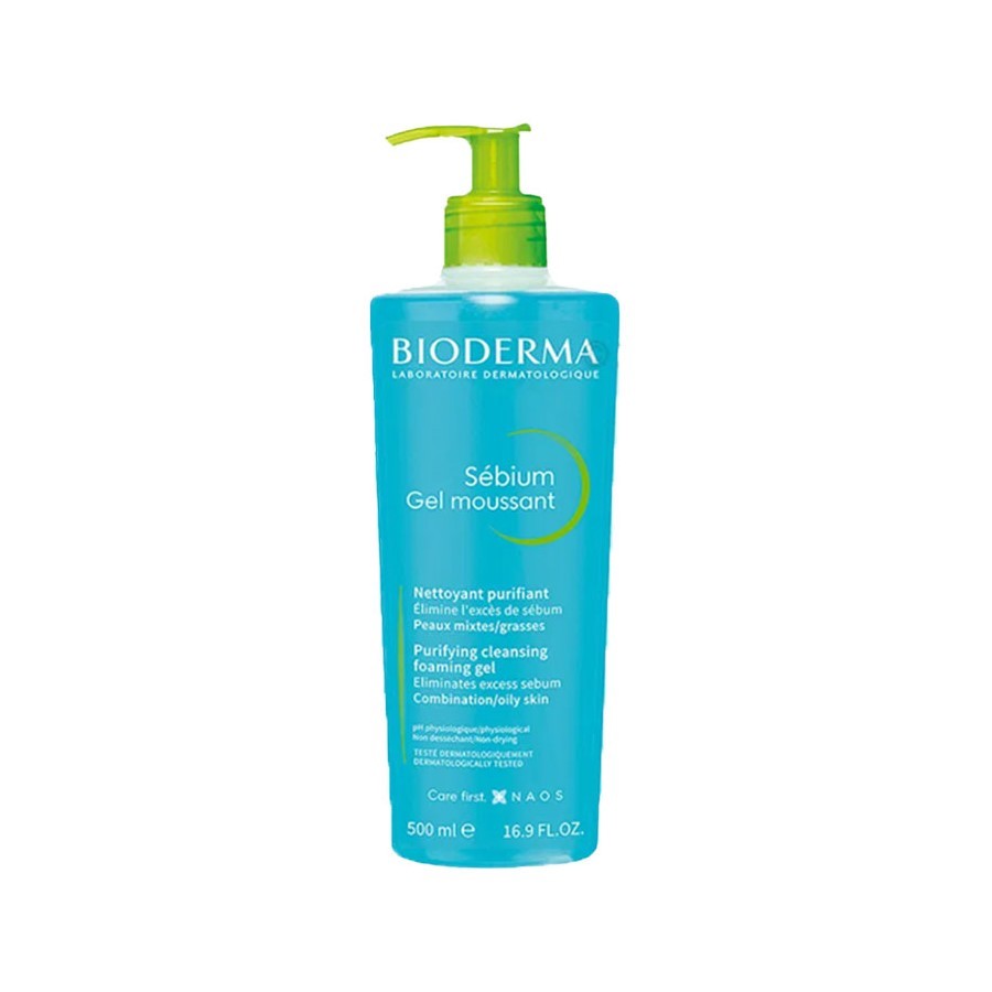 Bioderma Sebium Gel Moussant Purifying Foaming Gel 500ml