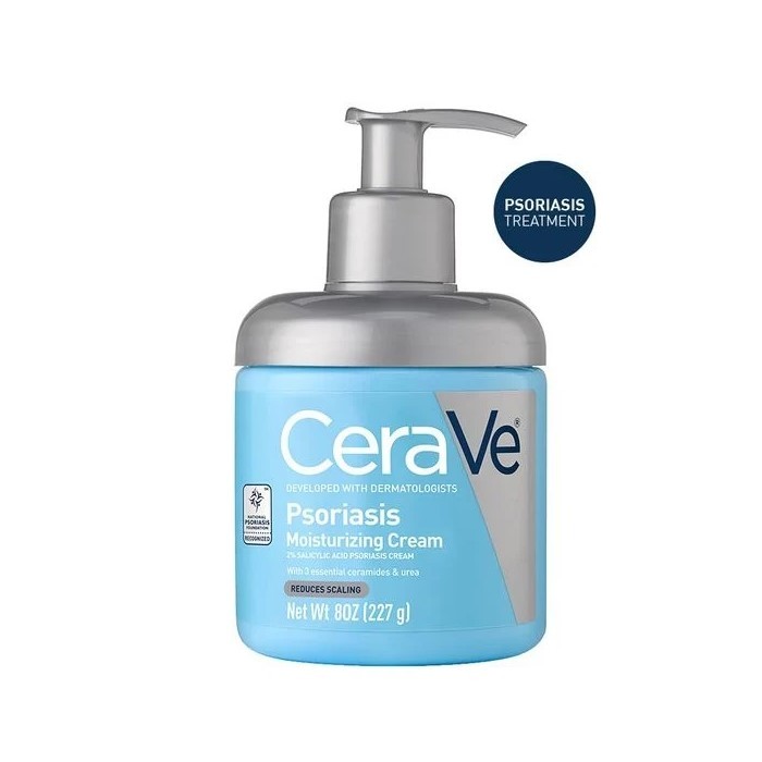 CeraVe Psoriasis Moisturizing Cream with Salicylic Acid Unscented 227g