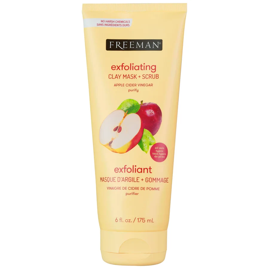Freeman Apple Cider Vinegar Facial Scrub Clay Mask 175ml
