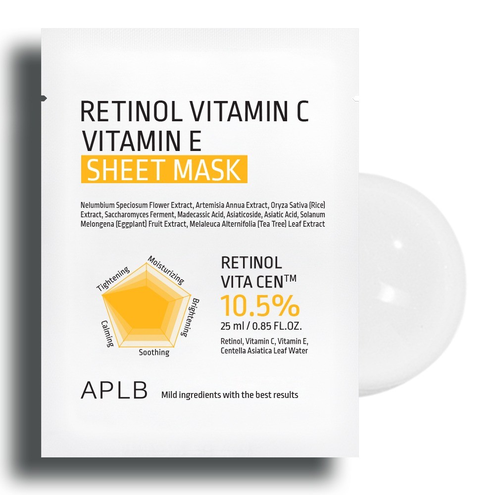 APLB Retinol Vitamin C Vitamin E Sheet Mask