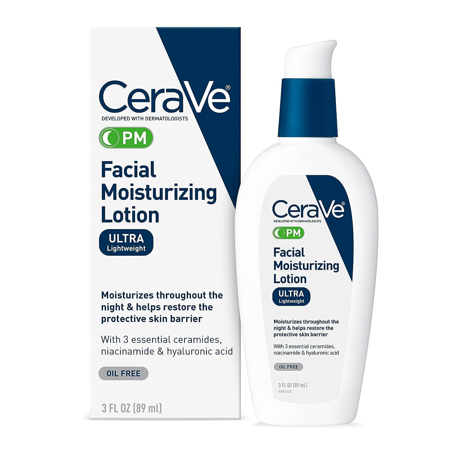 CeraVe Ultra Lightweight Facial Moisturizing Lotion PM 89ml
