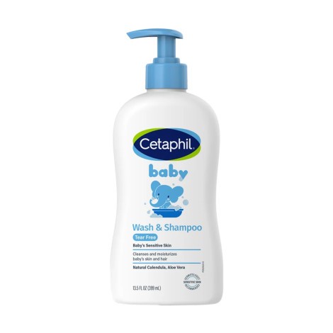 Cetaphil Baby Sensitive Skin Wash & Shampoo 399ml