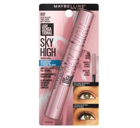 Maybelline Sky High Waterproof Mascara 802 Very Black