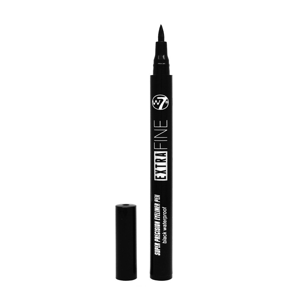 W7 Extra Fine Super Precision Eyeliner Pen -Black Waterproof